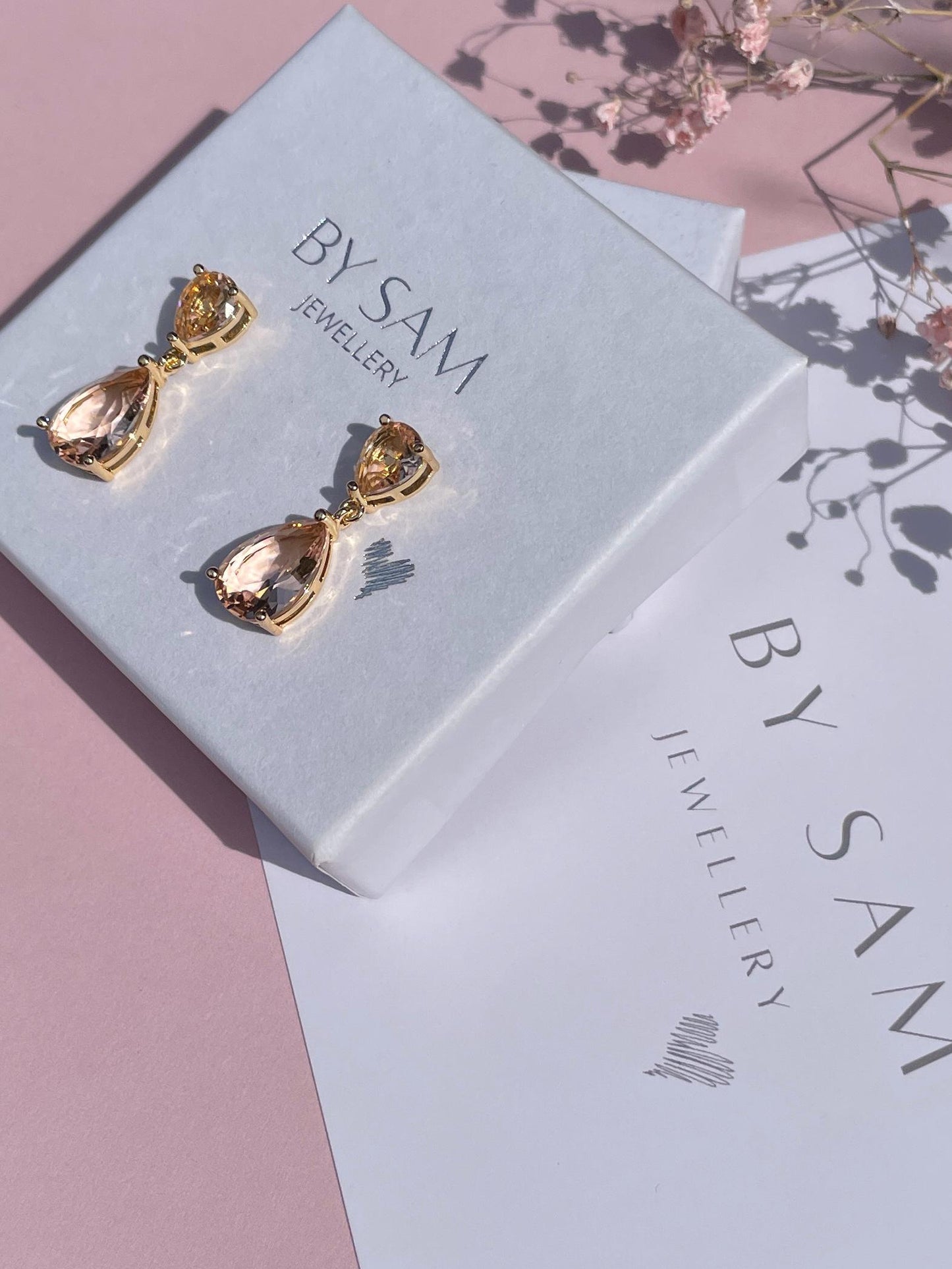 Wedding day earrings