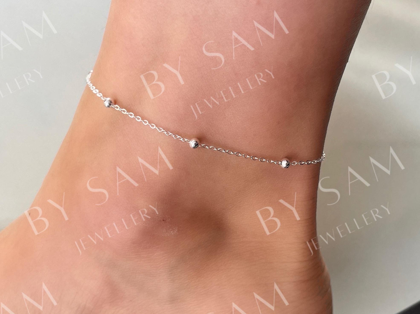 Sterling Silver Anklet ankle bracelet