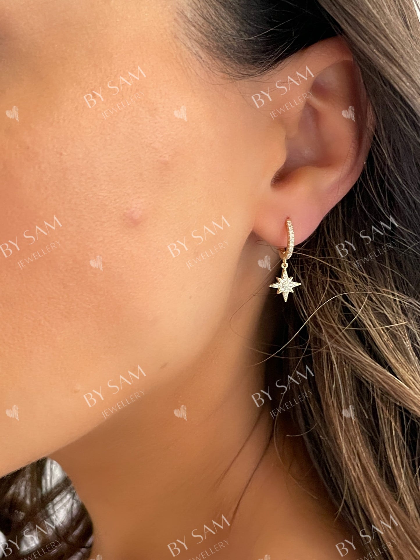 Moon and Star Boho earrings, gift for Mum earrings