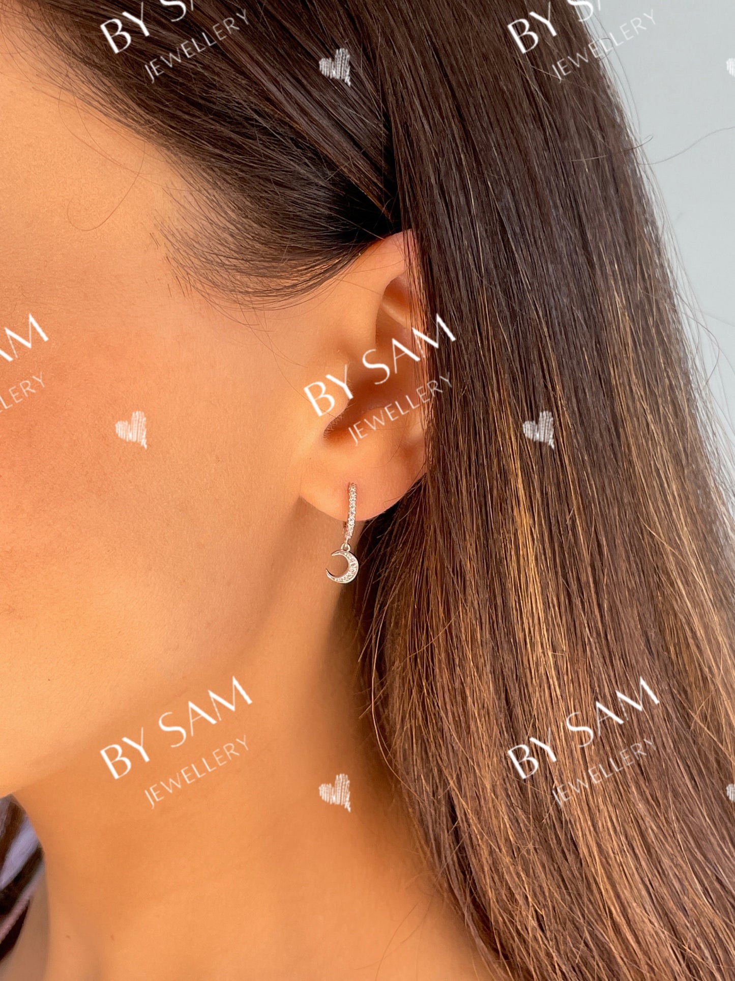 Moon and Star Boho earrings, gift for Mum earrings